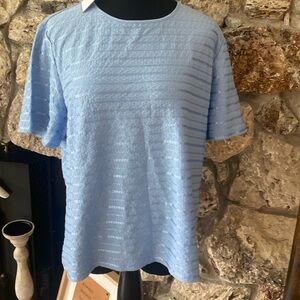 4/$10 NWT Sagharbor sz XL Missy shirtsleeve top